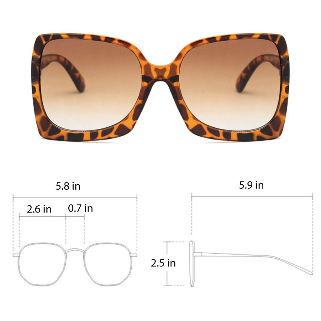 RetroVogue Oversized Sunglasses
