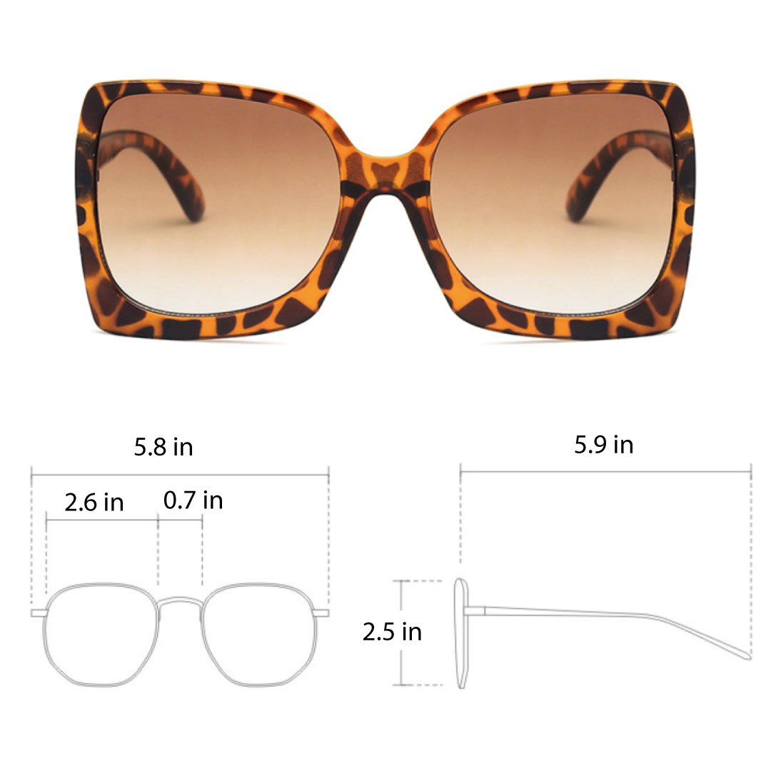 RetroVogue Oversized Sunglasses